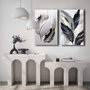 Wallity Conjunto de 2 Lienzos Decorativos Multicolor (45 x 70 cm)